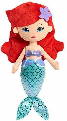 Just Play Disney Princess So Sweet Princess Ariel, 13.5-Inch Plush with Red Hair  - 13.5 inch