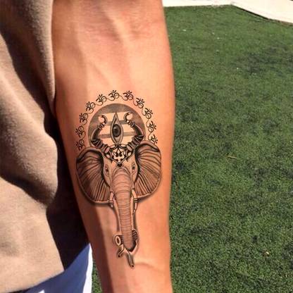 surmul God Ganesh Ji And God Shiv Temporary Tattoo Waterproof