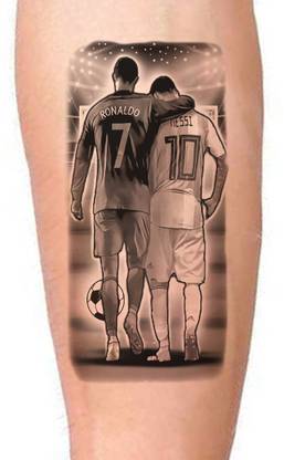 surmul Ronaldo with Messi Temporary Tattoo Waterproof For Male and Female