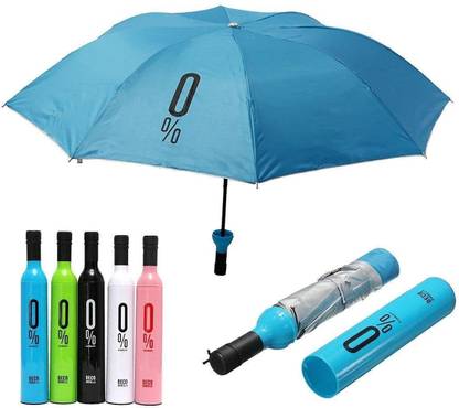 JOKIN Newest Windproof Umbrella with Bottle Cover for UV Protection & Rain Umbrella