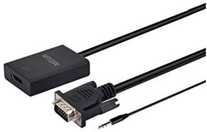 ASTRUM DA510 VGA Male+Audil to HDMI Female Coverter (Black) USB Adapter