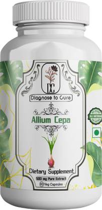 Diagnose to Cure Allium Cepa Onion Extract 500mg Capsules