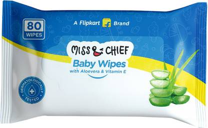 Miss and Chief Baby Wipes with Aloe Vera and Vitamin E