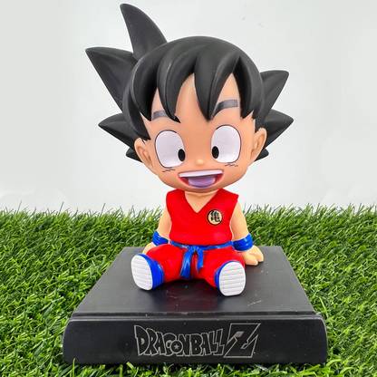BLISSFUL Baby Goku Bobble Head Dragon ball Z Action Figure Table & Car Decor Phone Stand
