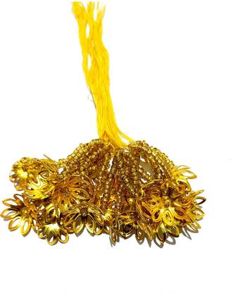 Indian Petals Handmade Pearl Cheed Thread with Cap, Jewelry Fringe Tassel - 11882