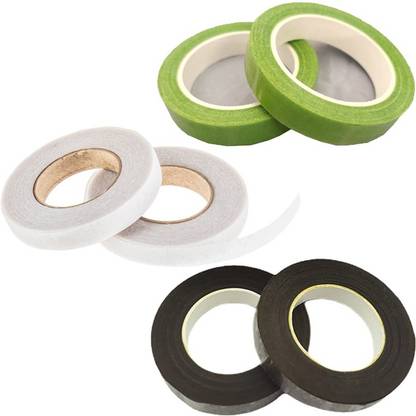 3A Featuretail Flower Making Floral Paper Tape, Florist Stem Wrap 1/2 Inch Tape for Stem Wrap