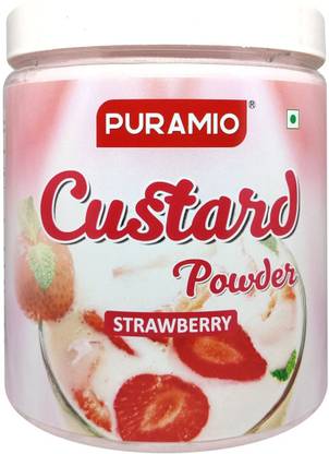 PURAMIO Strawberry Custard Powder