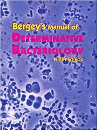 Bergey's Manual of Determinative Bacteriology