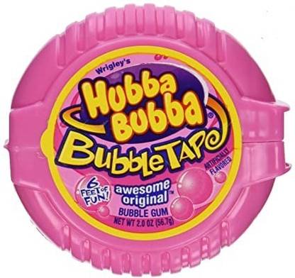 Wrigleys Hubba Bubba Awesome Original bubble gum , 56g (Imported) Bubble gum Ribbon Candy