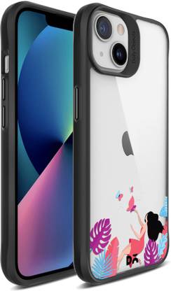 DailyObjects Chasing Dreams Black Hybrid Clear Back Cover for APPLE iPhone 13