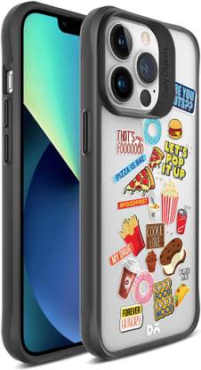 DailyObjects Food Coma Black Hybrid Clear Back Cover for APPLE iPhone 13 Pro Max