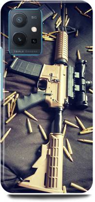 FRONK Back Cover for OPPO A96, CPH2333, GUN, RIFFLE, M416, BULLETS, BANDOOK
