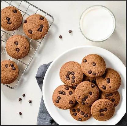 Royal foodery Choco chip cookies (Chocolate biscuit) 500gram Bakery Biscuit