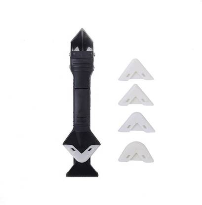 uptodateprouducts 1Set 3in1 Sealant Angle Scraper Silicone Trowel Grout Caulk Tool Set Remover Tool New Sealant Scraper Corner Cleaning Hand Tool Pipe Cutter