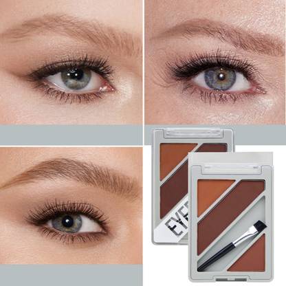 KAIASHA Eyebrow Palette| Shape My Brow, 3 Brows Powder Eye Makeup 10 g
