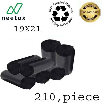 neetox GARBAGE BAG 19X21 PACK 7X30 (210 PIECE) Medium 1 L Garbage Bag  Pack Of 210