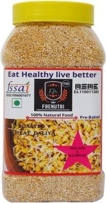 FRENUTRI Roasted Wheat Daliya Broken Wheat