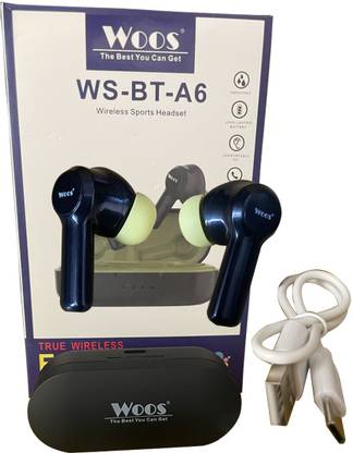 WOOS A6 Smart TWS with Power Bank Bluetooth Headset Bluetooth