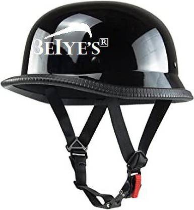 3eiye`s German Retro Half Helmet, Motorcycle Helmet Scooter Helmet Moped Helmet Motorbike Helmet
