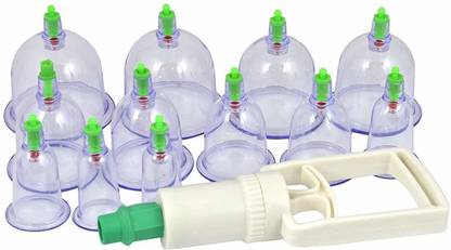 HBD SALES VC-02 Vacuum Cupping Kit Pull Out Body Relax Massagers Deep Tissue Muscle Relaxer Set Massager