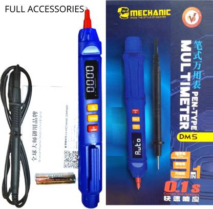 AKT MECHANIC DM5 MULTIMETER PEN 3IN 1 0.1s CONTACT ANDMEASURE Digital Multimeter