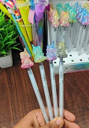 AMANVANI Unicorn Crystal Pencils Unicorn Pencil for Kids Mechanical Pencils Pencil