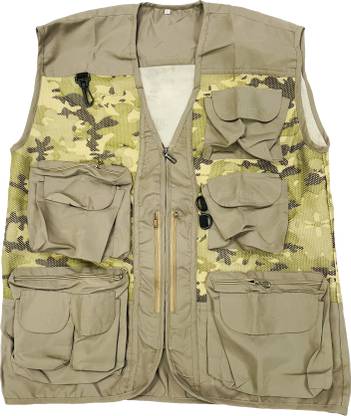 GINNI L Photographer Jacket Multi Pocket Regular Photographer Vest