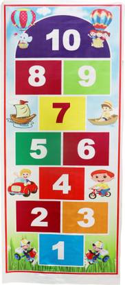 Homecute Numbers Hopscotch Play Mat, Game for Kids, Kith-Kith, Langdi, Chalk Game Party & Fun Games Board Game (2)