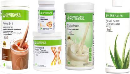 HERBALIFE Formula 1 Shake kulfi +Protein 200G+ Afresh Ginger+ Shakemate + Aloe Juice Protein Shake