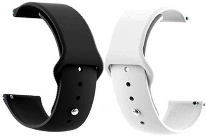 BLACK LOVIES 22MM SOFT SILICON BELT Smart Watch Strap