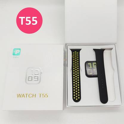 Wifton Black Color T55 Smart Watch Smartwatch