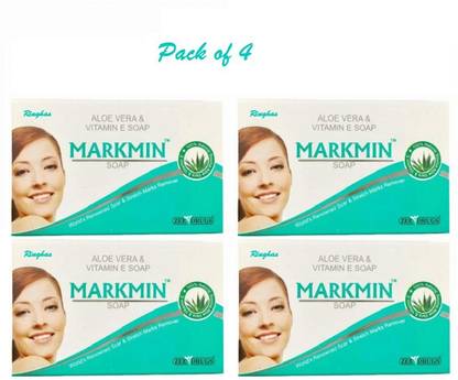 RINGHAS Markmin Soap For Renowned Scars & Stretch Marks Remover 4*75g ( Pack of 4 )
