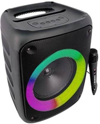 ZEBRONICS ZEB-BUDDY 500 Speaker With Wired Mic, TWS, RGB Lights and USB, mSD, AUX, FM 25 W Bluetooth Party Speaker
