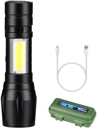 TITTYNO Best Quality Rechargeable LED Tactical Powerful Pocket Emergency Flashlight Torch