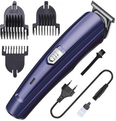 Geamy New professional rechargeable hair trimmer clipper for men Fully Waterproof Trimmer 40 min  Runtime 3 Length Settings