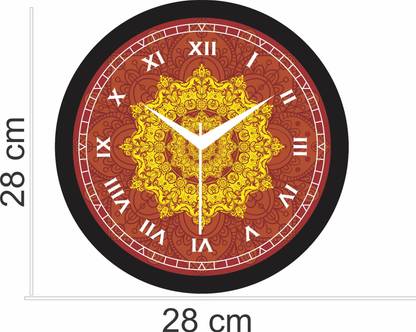 Tondwal Analog 28 cm X 28 cm Wall Clock