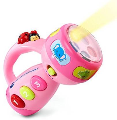 VTECH Spin and Learn Color Flashlight Amazon Exclusive, Pink