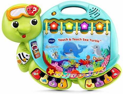 VTECH Touch and Teach Sea Turtle Interactive Learning Book , Green