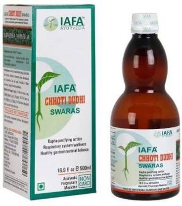 IAFA Chhoti Dudhi Swaras | Healthy Gastrointestinal Balance | 1 Pack (500 ml)