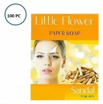 YATRI Sandal Paper Soap For Hand Wash, Face Wash_10pkt (10*10=100 pies)