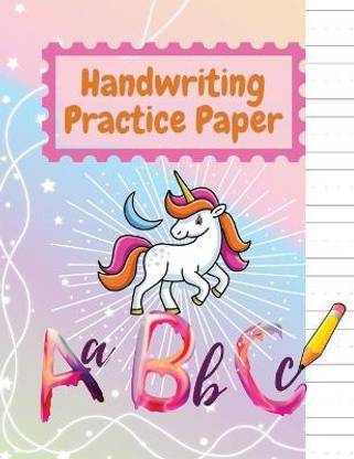 Adorable Kindergarten writing paper with lines for ABC kids Notebook with Dotted Lined Sheets for K-3 Students