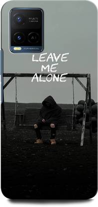 ORBIQE Back Cover for Vivo Y21A LEAVE ME ALONE, SINGAL BOY, ATTITUDE, NATURE