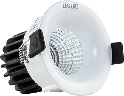 Legero Avio 8 W 4000 K Round COB Spotlight Recessed Ceiling Lamp