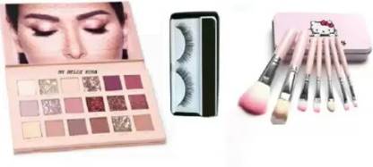 Pohok NUDE EYESHADOW PALETTE + EYELASH + MAKEUP BRUSH