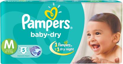 Pampers Taped Diapers - M