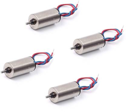 INVENTO 4pcs 3.7V 7x16mm 716 Micro Coreless High Speed 55000 RPM Motor Tiny Toy Drones Automotive Electronic Hobby Kit