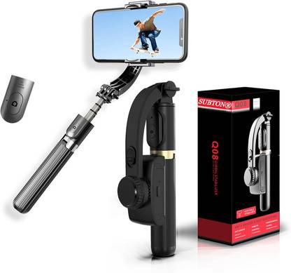 subton Video Stabilizer with 360Rotation|SingleAxis|AutoBalance AntiShake Single Gimbal for Mobile