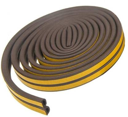 BLACK TRADITION Self-Adhesive EPDM Doors and Windows Foam Seal Strip 12 cm Anti Slip Tape