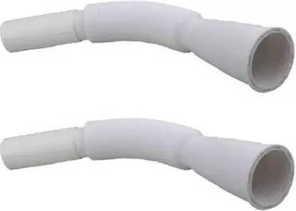 v.i.c Flexible PVC Waste Drain Pipe for Wash Basin & Sink - 2 piece Hose Pipe Hose Pipe