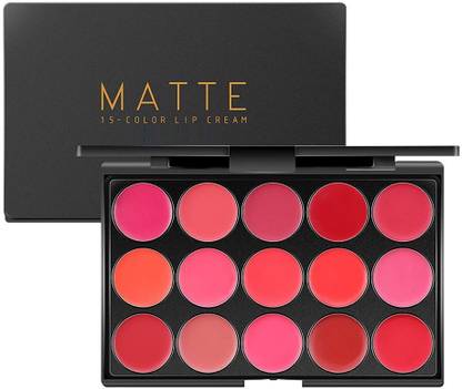 BLUEMERMAID HD 15 Color Lipstick Matte Lip Cream Palette